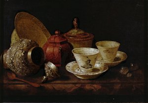 Still Life with Tea Cups